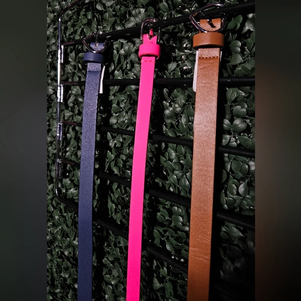 The Children's Place Navy, Pink, and Brown Belts